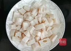 藕丁炒火腿的做法图解6