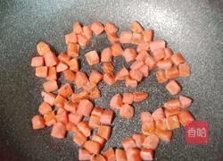 藕丁炒火腿的做法图解7