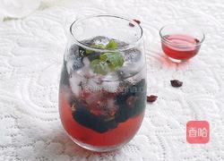 桑葚蔓越莓冰饮的做法图解7