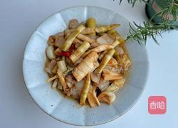 嫩笋炒五花肉的做法图解12