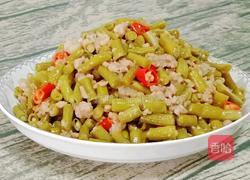酸豆角炒肉末的做法图解13
