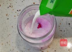 火龙果蜂蜜奶昔的做法图解3
