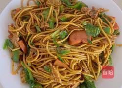 早餐快乐！火腿炒面！的做法图解9