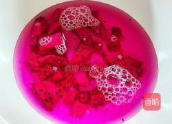 火龙果冻撞奶的做法图解3