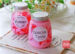 火龙果冻撞奶的做法图解10