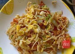 炒手工面的做法图解7