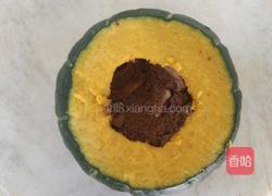 羞羞的南瓜盅的做法图解4