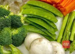 Illustration of how to make braised vegetables 1