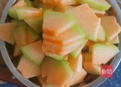 自制哈密瓜馅的做法图解2