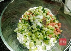 火腿鸡蛋软饼－神奇的面粉的做法图解2