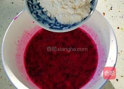 火龙果鸡蛋饼的做法图解5