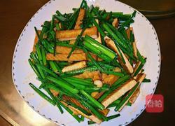 韭菜花炒香干的做法图解10