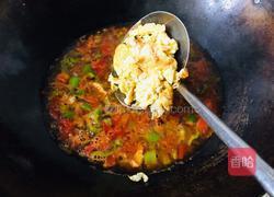 青椒鸡蛋西红柿拌面的做法图解11