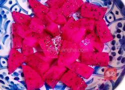 火龙果松饼的做法图解2