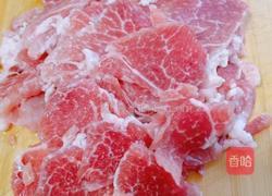 菜花炒肉的做法图解2