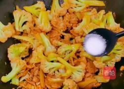 菜花炒肉的做法图解12