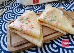 Illustration of how to make egg and milk breakfast cake 9