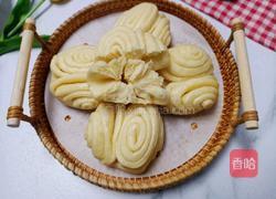 奶香花卷的做法图解14