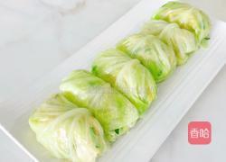 低脂低卡~包菜鸡丝卷的做法图解9