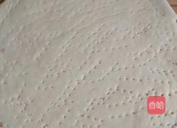 红豆葡萄干芝士披萨的做法图解5