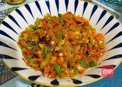 西红柿辣子拌面片的做法图解1