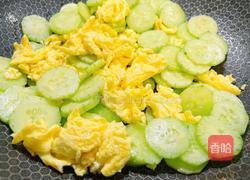 低脂低卡~黄瓜炒鸡蛋的做法图解6
