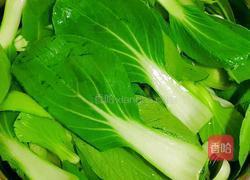 小油菜鸡蛋汤的做法图解1