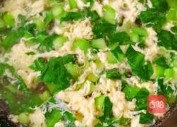 小油菜鸡蛋汤的做法图解8