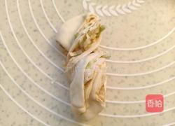 烙葱香花卷的做法图解14