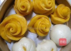 一次发酵的小黄人卡通豆沙包的做法图解14