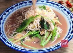苋菜鸡蛋汤面-神奇的面粉的做法图解8