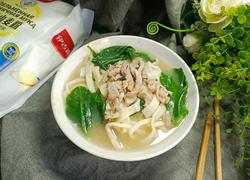 西洋菜肉丝面－神奇的面粉