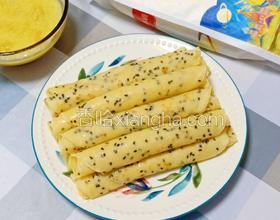 芝麻牛奶雞蛋餅