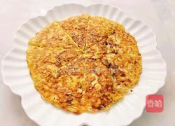 减脂餐~鸡蛋包菜饼的做法图解7