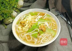 丝瓜鸡蛋汤面的做法图解11