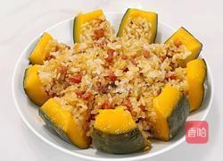 南瓜糯米腊味饭的做法图解9