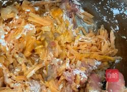 番薯虾仁烙饼的做法图解2