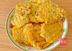 番薯虾仁烙饼的做法图解9