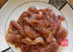 肉片炒南瓜尖的做法图解2