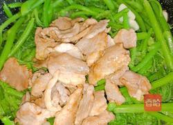 肉片炒南瓜尖的做法图解9