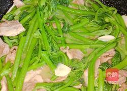 肉片炒南瓜尖的做法图解10