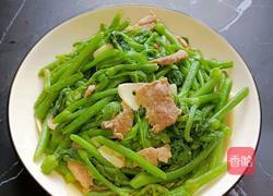 肉片炒南瓜尖的做法图解11