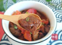 番茄炖牛肉的做法图解12