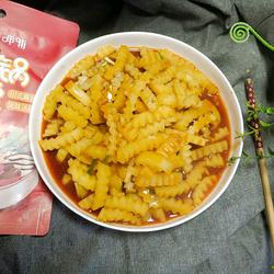 呷哺川味狼牙土豆条的做法[图]