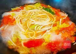 鲜蔬鸡蛋面的做法图解5