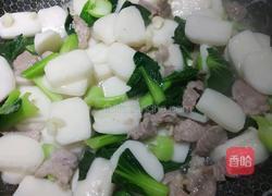 鸡蛋外婆菜炒年糕的做法图解10