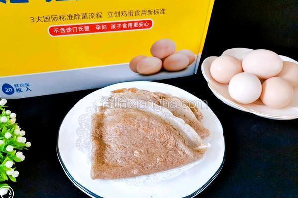 荞麦面鸡蛋咸食饼