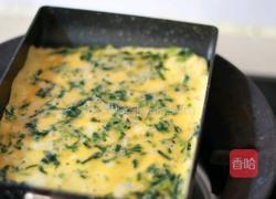 菠菜虾皮厚蛋烧的做法图解5