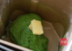 菠菜香肠小面包的做法图解4