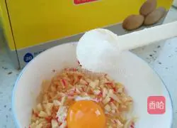 Apple Egg Pancake Recipe Illustration 5